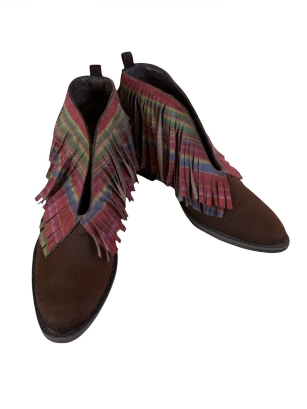 New VOLATILE Fringe Ankle Boots